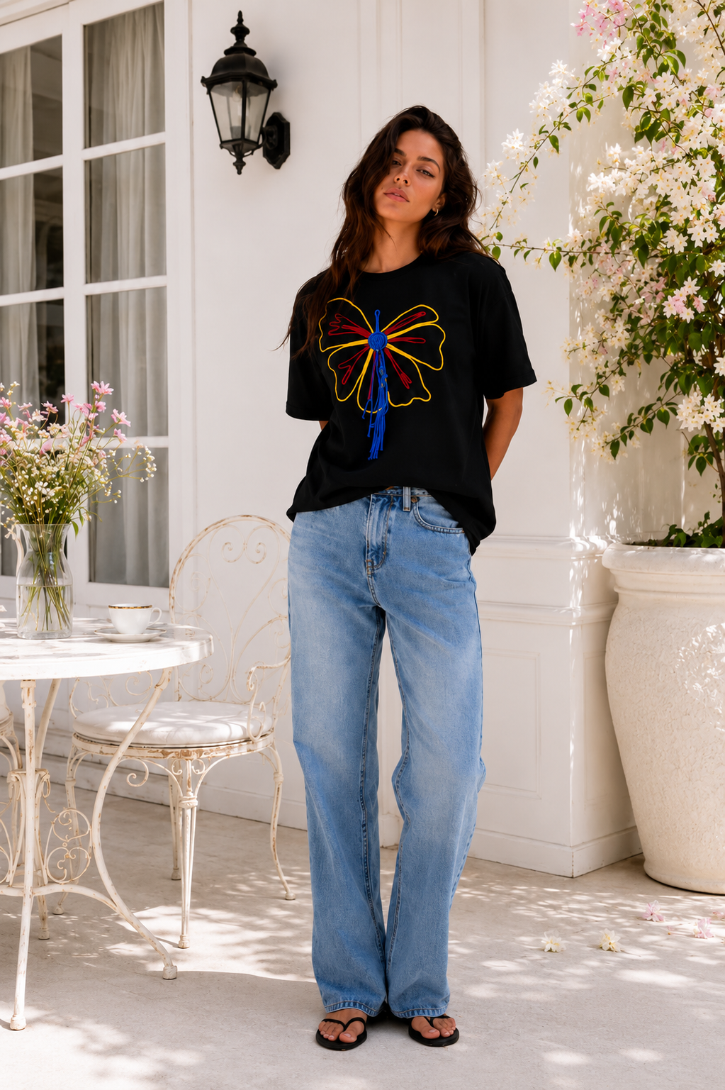 Butterfly Knot Tee - Black