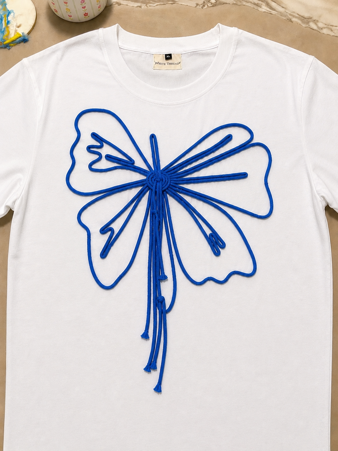 Butterfly Knot Tee - White