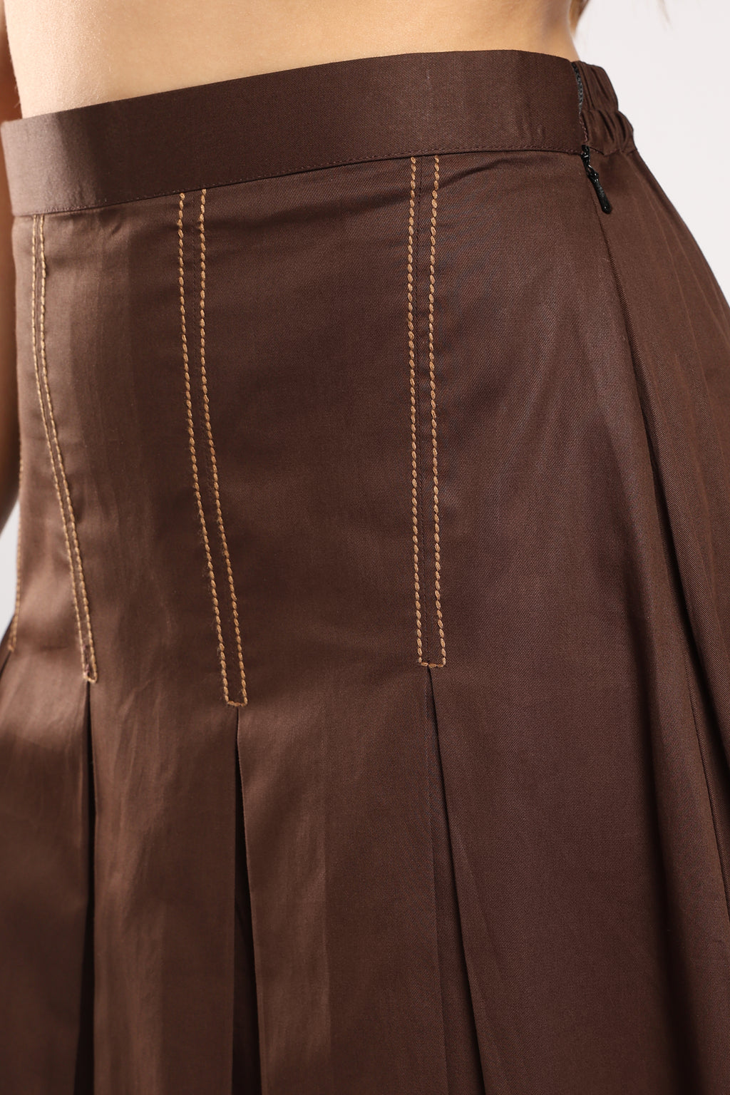 The Clara Skirt Set - Brown