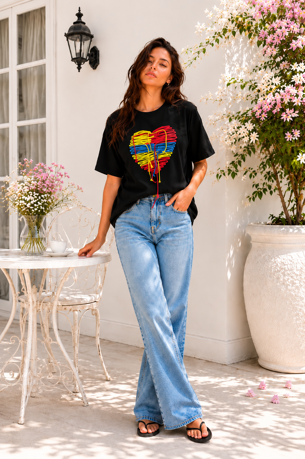 Heartbeat Tee - Black