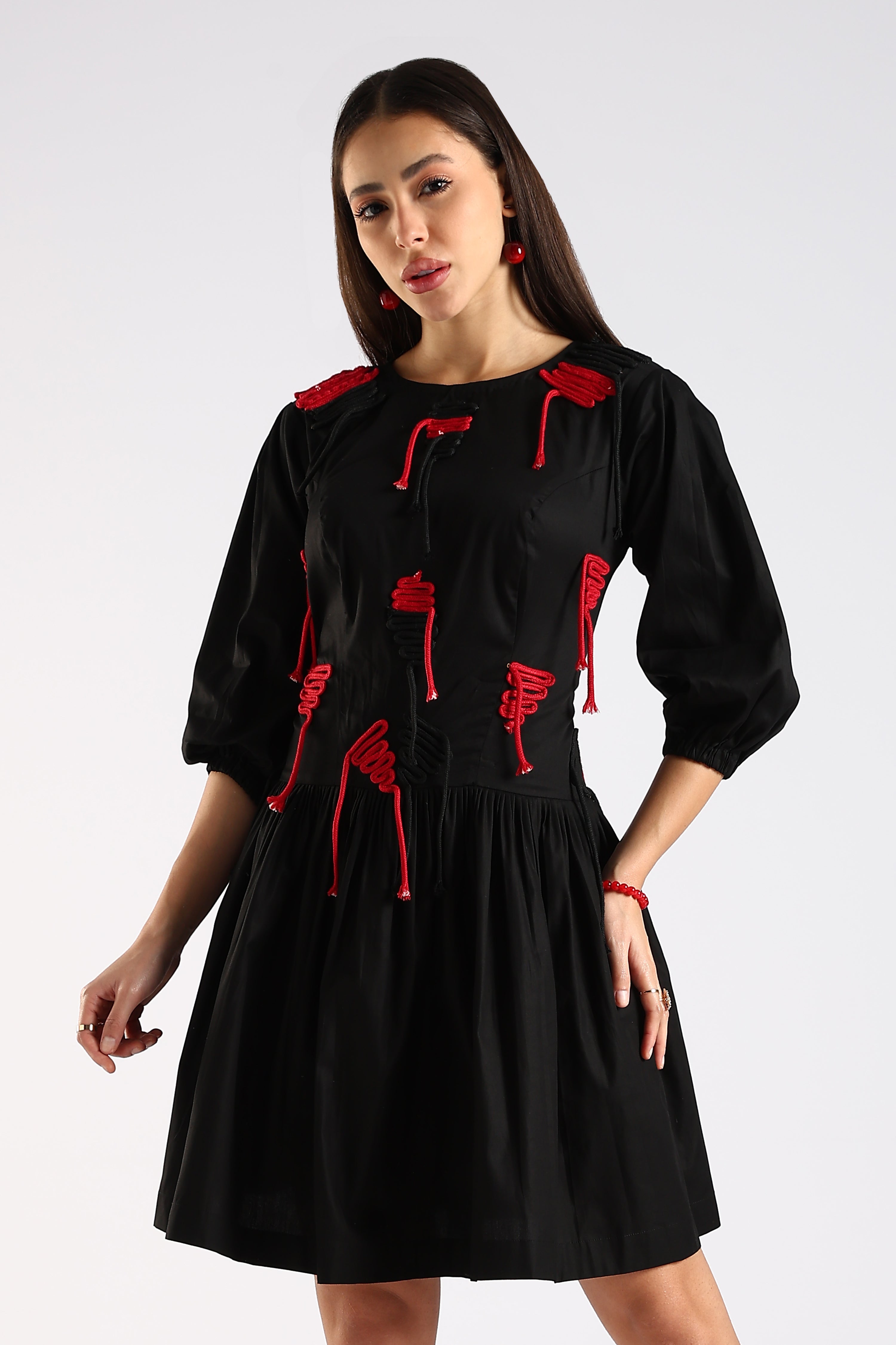 THE SCARLET LOOP DRESS