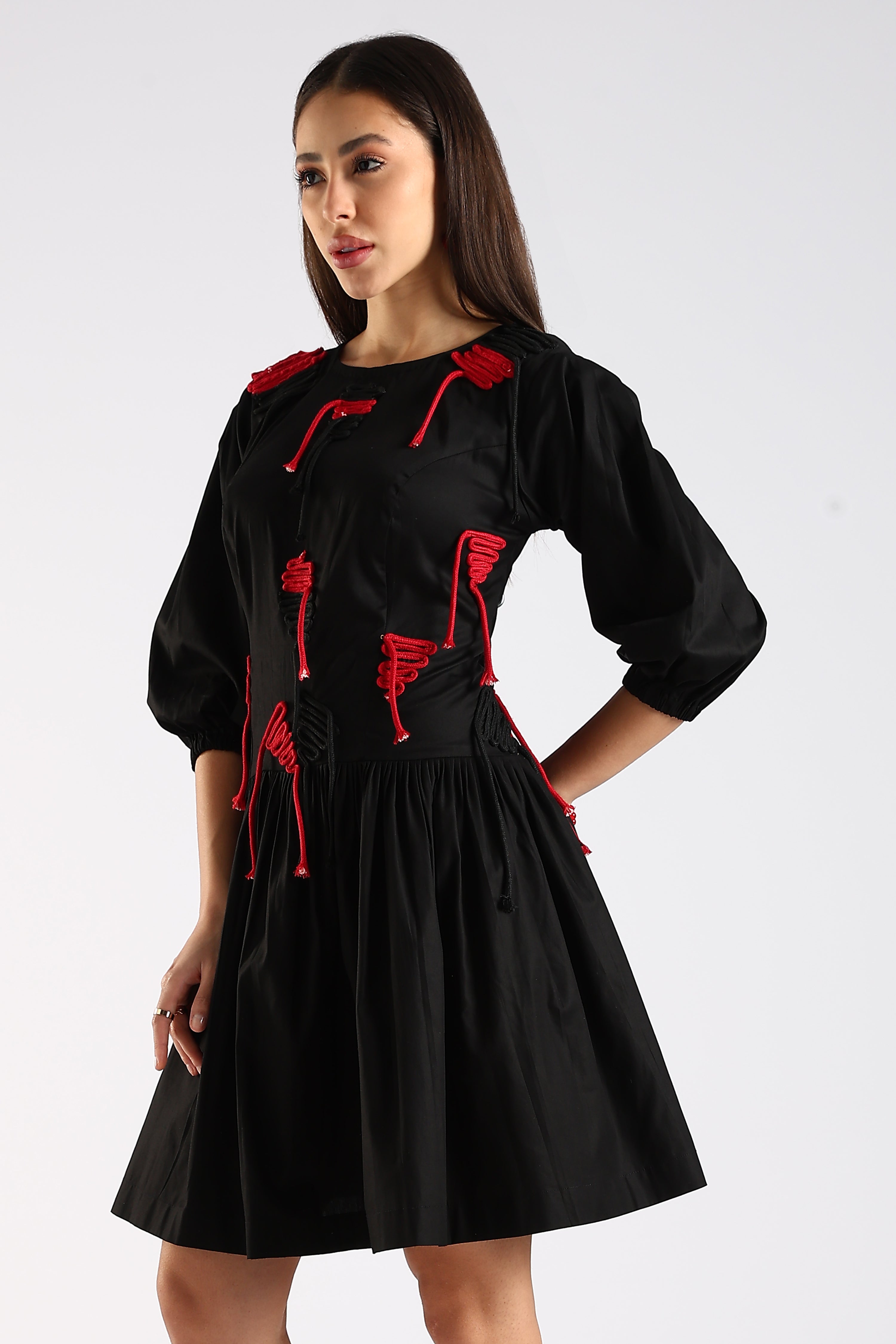 THE SCARLET LOOP DRESS