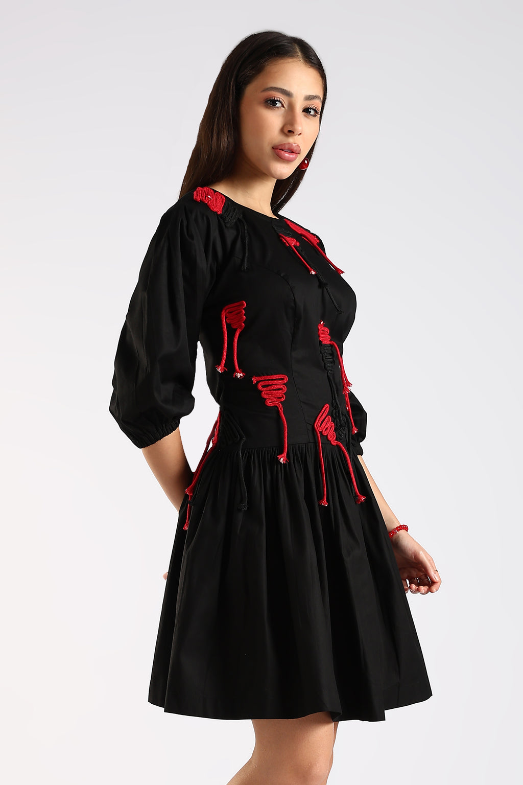 THE SCARLET LOOP DRESS