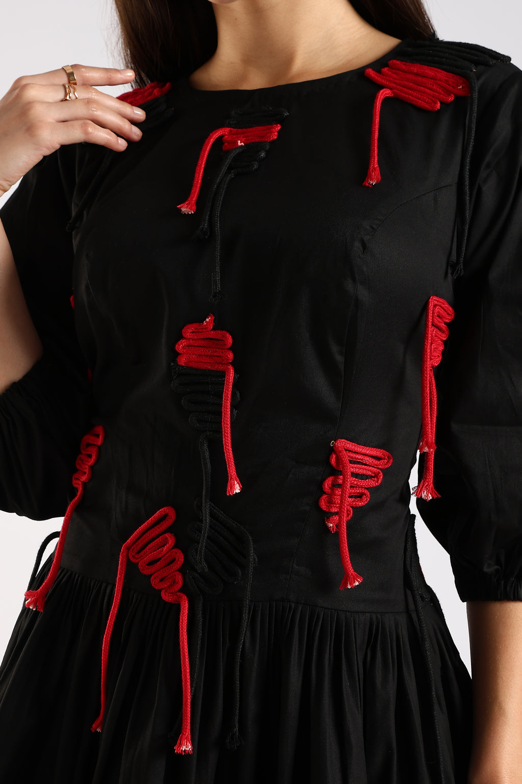 THE SCARLET LOOP DRESS