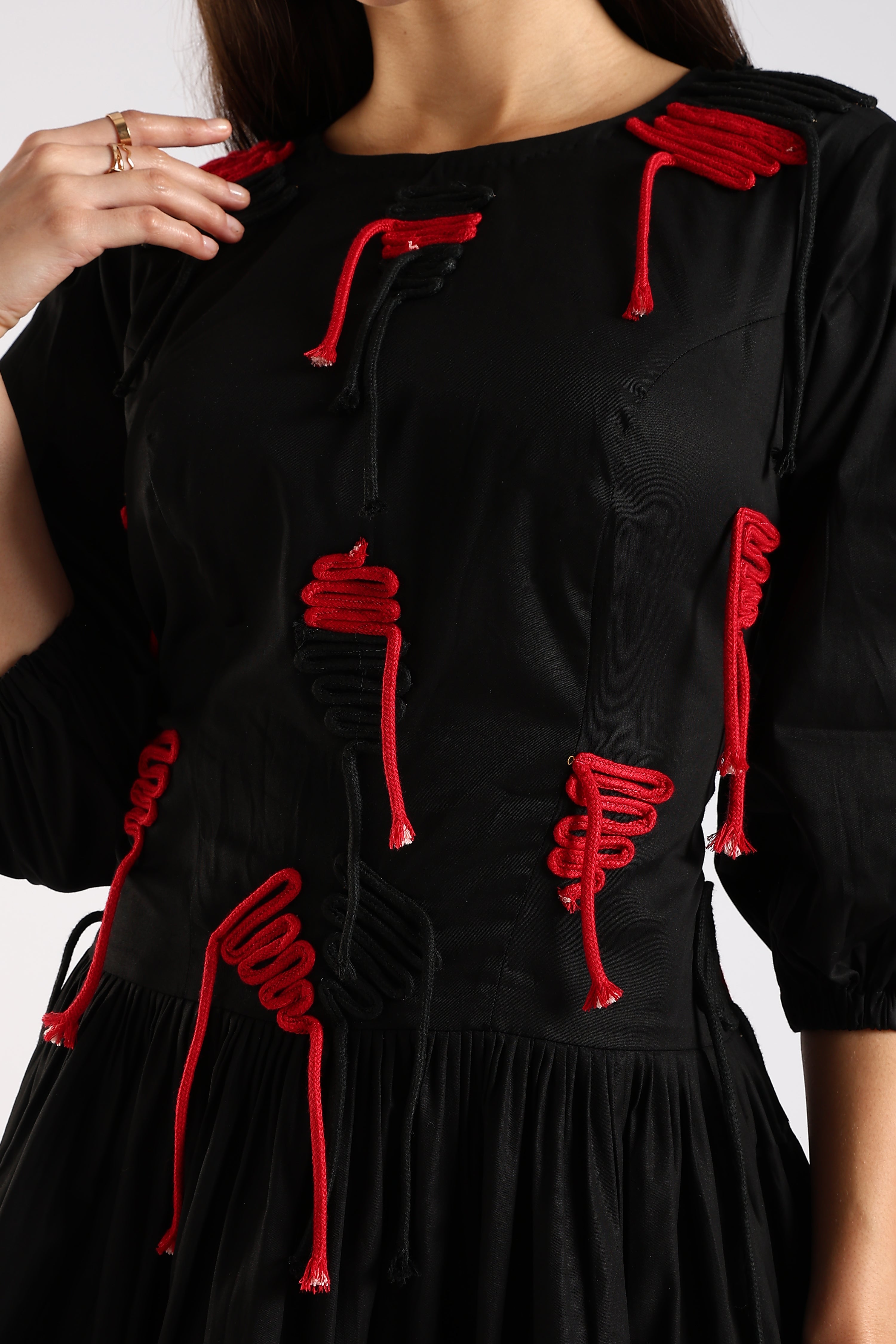 THE SCARLET LOOP DRESS