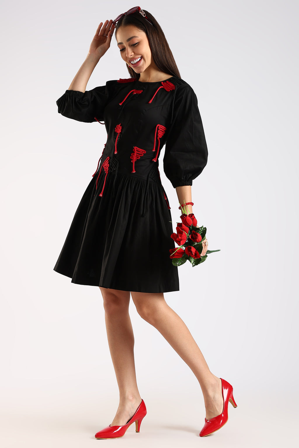 THE SCARLET LOOP DRESS
