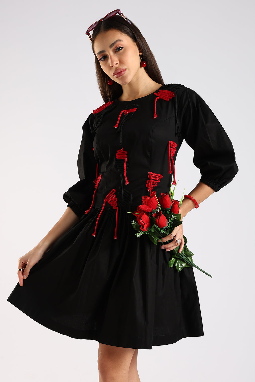 THE SCARLET LOOP DRESS