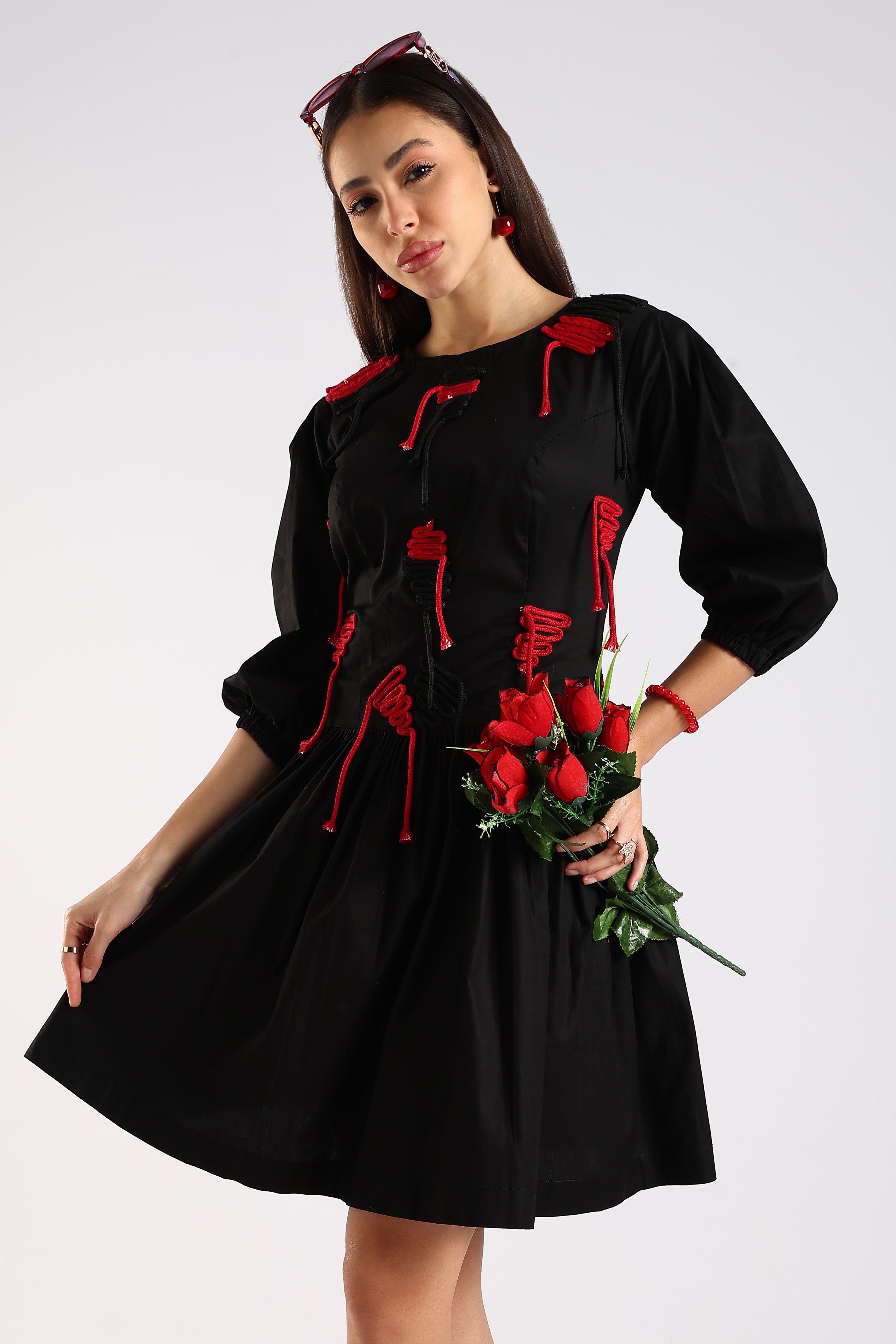 THE SCARLET LOOP DRESS