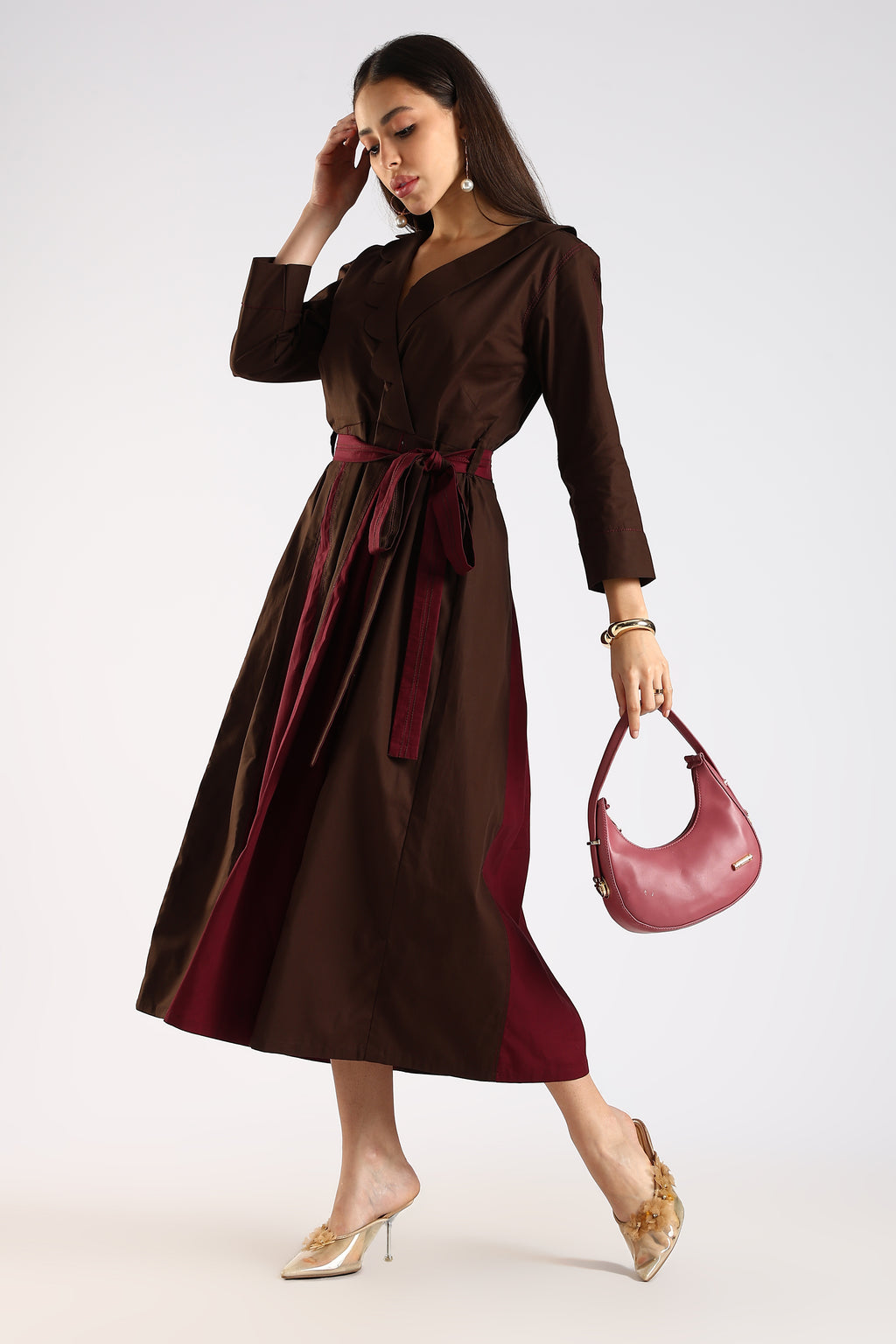 Women's Red Wine Dress