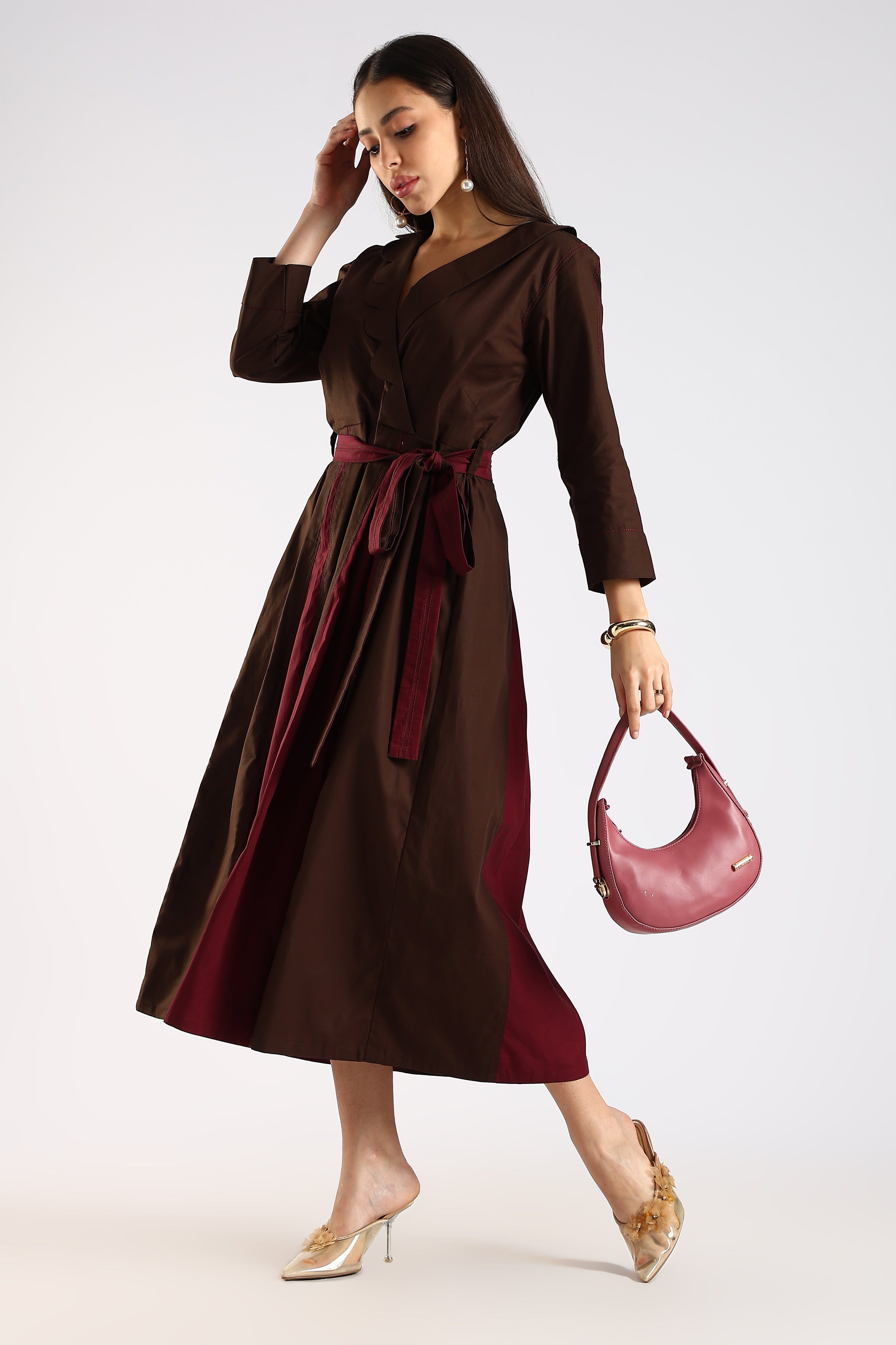 Women's Red Wine Dress