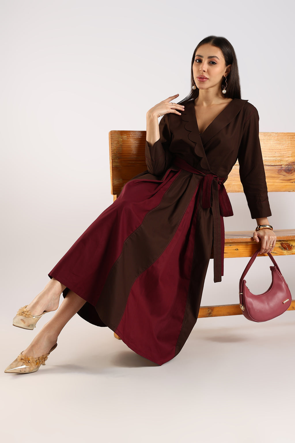 Women's Red Wine Dress