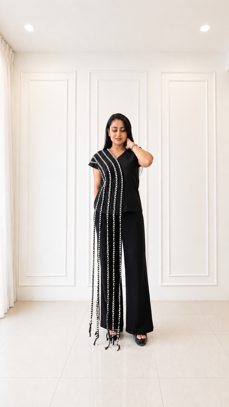 The Braided Cord Set - Black