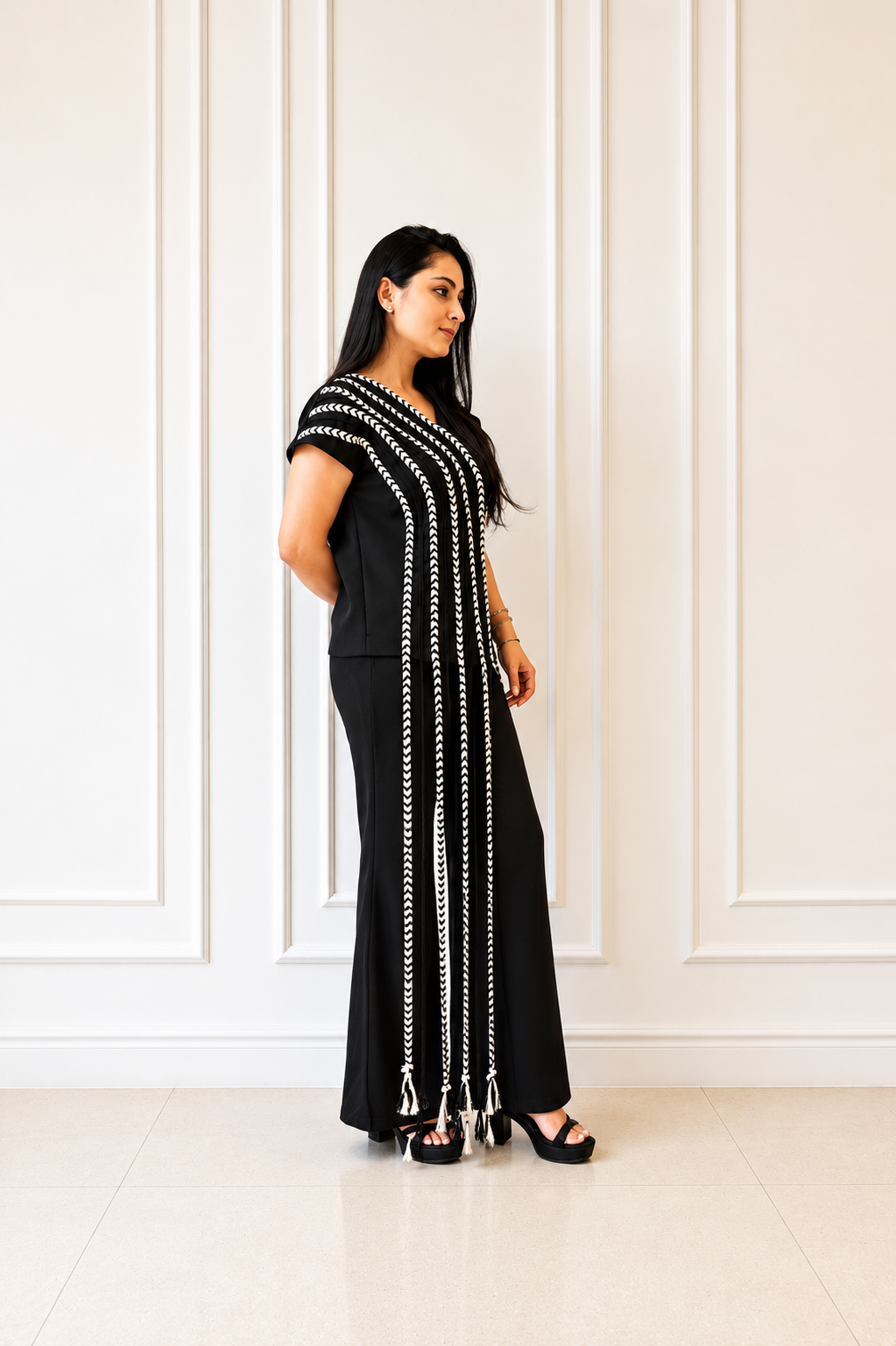 The Braided Cord Set - Black
