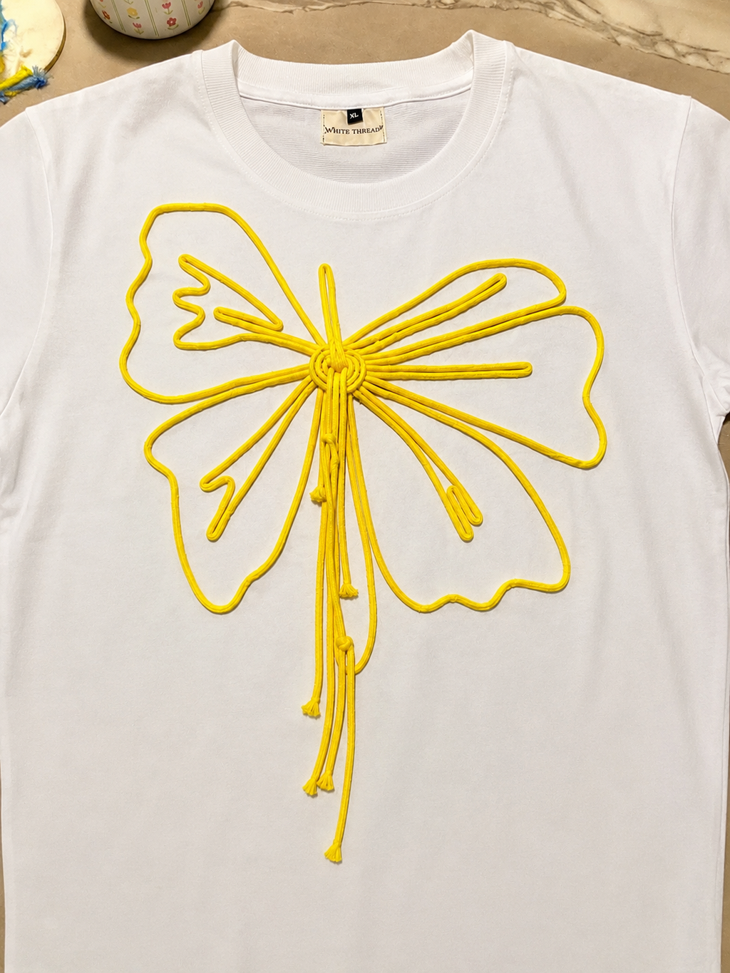 Butterfly Knot Tee - White